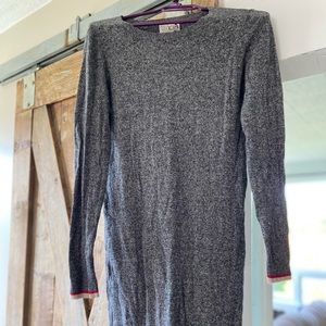 Roots fitted knit dress